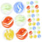 IMIKEYA 100 Pièces Jouets en marbre en Verre Jeux de marbre Perles des balles Billes en Vrac Enfant Jeu de Billes Boules de Verre à Poisson Petites Billes Verre Ordinaire