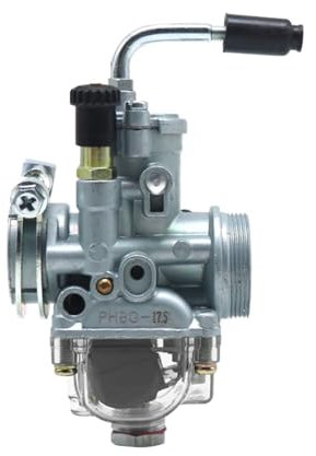 CFDEKOIB Carburateur pour Moteur Compatible avec Yamaha pour Jog50 pour Jog90 Bws100 17,5mm 17mm 19mm 50cc 100cc Carburateur De Course Bol Flottant Transparent Remplacement De Carburateur