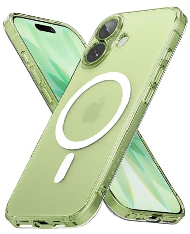 Ringke for iPhone 17 Case, Fusion (Magnetic Matte Clear) | Compatible with MagSafe, Anti-Fingerprint Translucent, Shockproof Bumper, Scratch-Resistant Back, Individual Camera Cutouts