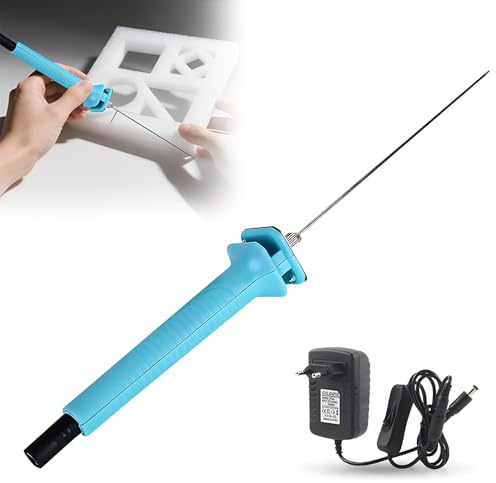 HOVCEH 20cm Taglia Polistirolo a Filo Caldo, 27W Taglia Polistirolo Professionale, Taglierina Elettrica in Schiuma, Taglierina Elettrica per Polistirolo, Taglio Schiuma Elettrica