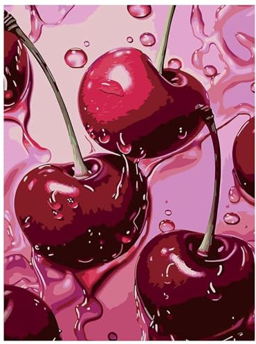 Qiukoo Diamond Painting Adults - DIY Diamond Painting Kits for Adults for Crafts - Diamond Painting Set for Creative Leisure & Home Decoration 30 x 40 (E)