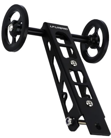 Violiica Easy Wheel For Rhine Faltrad Heckträger für Birdy 1/2/3 Serie, Aluminiumlegierung Halterung und Halter für Fahrradständer