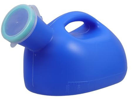 Ciieeo Urinoir Portable pour Hommes Couvercle Étanche 2 Litre pour Camping et Utilisation en Voiture