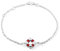 Heartbreaker Armband mit Rettungsring in Echtsilber/Kollektion Sealife/Rettungsring Armband aus 925 Sterlingsilber für Damen und Kinder/Länge ca. 19,5 cm/LD SL 81