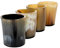 Handicrafts Home Handmade Viking Horn Whiskey​ Shot Glass Set – 6.5 oz ​Real Ox Horn Shot Glasses for Whiskey​ & Cocktails – Medieval Decor Gift Set for Men – Unique Bar Drink Glasses, Pack 4