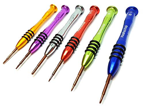 fonefunshop 6 pièces Tournevis de réparation pour iPhone/Smartphone