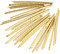 Drfeify 20 Stücke Gitarre Bunddrähte, Messing Kupfer Gitarre Bunddraht Playing Accessories für Folk Holz Gitarren Ersatzteile Musical Instrument Accessories