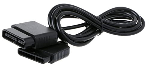 Cotchear 6ft Extendable Cable for PS2 Controller, 1.8 Meter Extension Wire Controller Cable Cord for Playstation PS2 Extendable Cable