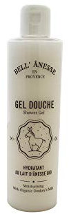 La Bell' Anesse - Gel Douche Corps et Cheveux au Lait d'Anesse Bio- Flacon de 250ml - Label Provence Nature