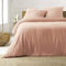 Douceur d'Intérieur, Parure 3 Pieces 260 X 240 cm Double Gaze Coton Angelia Rose, 100% Coton