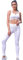 XDSP Damen Sportanzüge Sport Sets Sport Jogginganzug Sport Sets Yoga-Klage Leggings und Stretch Fitness-Set Reißverschluss Trainingsanzug Fitnessstudio, Laufen, Yoga(Weiß 2 XL)