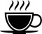 Tea/Coffee Cup,11mm Loyalty Card Stamp, Reinkable. Ideal for Cafes, Restaurants, Bars (Black Ink)