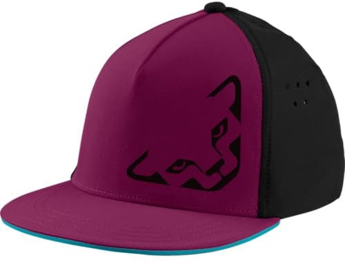 Dynafit Tech Trucker Cap Lila-Rot - Atmungsaktive wasserabweisende Trucker Cap, Größe One Size - Farbe Beet Red