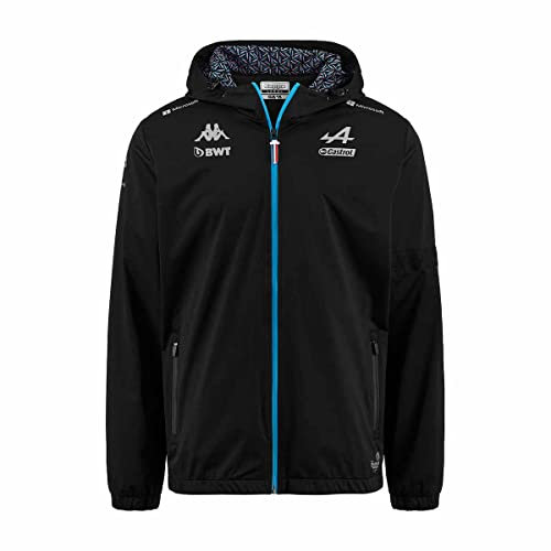 Kappa Arafi Unisex-Jacke, Schwarz , 4XL