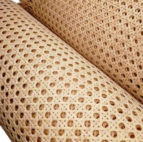 Restauraciones Vintage Rollo de Rejilla Mimbre 100% Natural, A Premium (60 cm x 2 m)