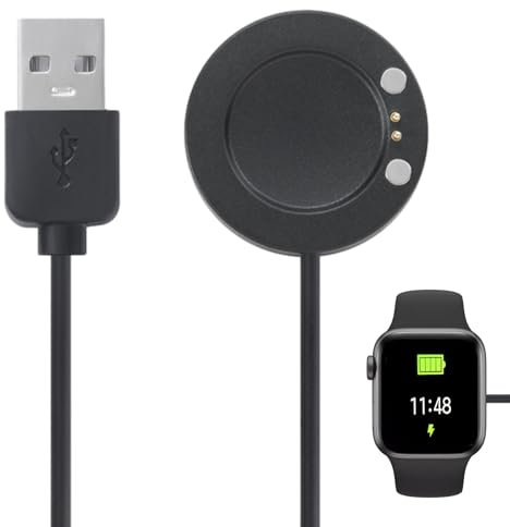 Meindin Kabelloses Smartwatch-Ladegerät - Magnetische Smartwatch-Halterung, tragbares Ladekabel | Schnelllade-Uhrenzubehör für Reisen, Zuhause, Büro und Geschäftsreisen