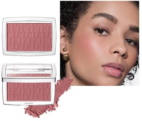 Gaufré blush Palette soyeux Matte blush Palette maquillage longue durée, contour et mise en valeur pour un blush de couverture constructible avec un éclat naturel blush Powder & face (Bois de rose)