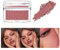 Gaufré blush Palette soyeux Matte blush Palette maquillage longue durée, contour et mise en valeur pour un blush de couverture constructible avec un éclat naturel blush Powder & face (Bois de rose)
