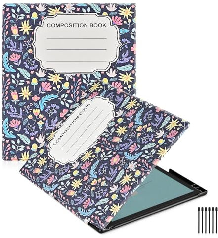 QIOFEARTH Case for Boox Note Air4 C (2024)/BOOX Note Air 3 C/Note Air 3,10.3 Paper Tablet Slim Lightweight and Hard Back Shell Protective Cover with Built-in Pen Holder,Comes with BOOX Pen Tips