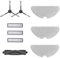 Dreame Kit Accessori per robot D9 Max Gen2 Include 3x Panni mop, 3x Filtri, 2x Spazzole laterali, 1x Spazzola principale, Accessori originali Dreame