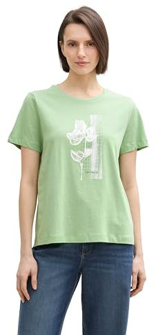 TOM TAILOR Loose Fit Sweatshirt mit Streifenmuster, Offwhite Navy Regular Stripe, XXS