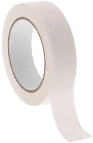Multi Purpose Premium MASKING TAPE 30Mm X 50M White For Painters, Painter Paper Tape, Decorators Professional Diy Use, Office Home Crafts, Writing Labels, Arts, Activity For Kids And More