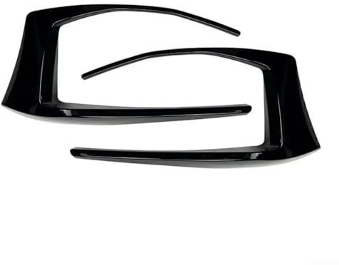 Schwarze Stoßstangen Spoiler und Nebelscheinwerfer Abdeckungen für Golf 7 MK7 (2012 2015), einfache Montage