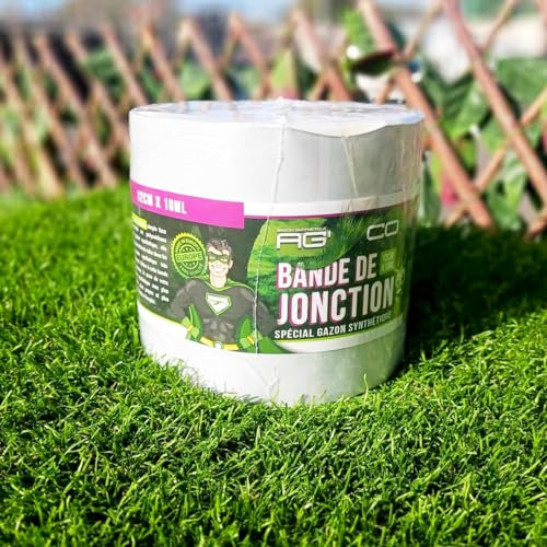 Lot de 2 Bandes Doubles Face 10M pour Gazon Synthétique