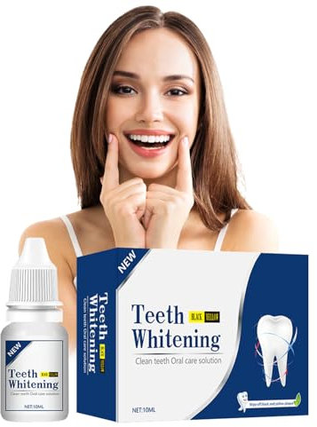 Vernice Sbiancante per Denti, Vernice Sbiancante Istantanea per Denti, Gel per Denti Delicato, Ianco Stretto per Denti Sensibili, Smalto per Denti Bianco Intenso per Denti Sensibili, 10ml