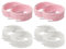 CVDYWDJIE 4 Paires De Lacets En Peluche, Lacets Mignons, Lacets De Remplacement, Lacets Décoratifs, Accessoires De Chaussures