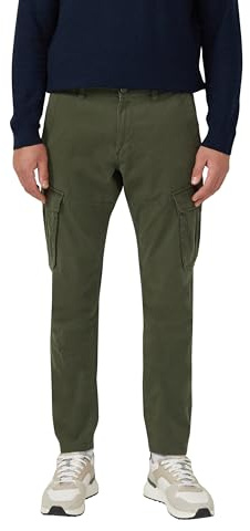 s.Oliver Herren Cargo Hose lang Phoenix: Cargopants aus Baumwollmix mit Struktur und Label-Details
