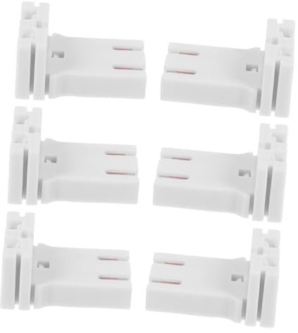 Mipcase Lot De 6 Douilles Pour Lampes Fluorescentes Support Pour Tubes Fluorescents Support Pour Ampoules Supports Pour Néons Base De Conversion Pour Lampes Fluorescentes