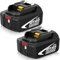 2X BL1850B Sostituzione per Makita batteria 18V 5.5Ah BL1860B BL1860 BL1850 BL1840B BL1840 BL1830B BL1830 BL1815 BL1835 BL1845 LXT-400 con indicatore LED