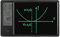 Eujgoov Deletion LCD Tablet -desktop Calendar Digital Watch Date for the Portable Design of the Office Business (Black)