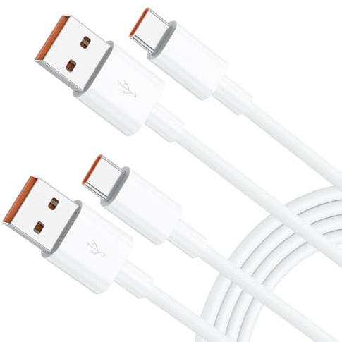 YLK 1M Cable USB 5A Rapide pour Xiaomi Redmi Note 14/14 Pro/13/13 Pro/12/12 Pro/11/11s/POCO X7/POCO M7 Pro/Xiaomi 15/15 Ultra/14/14 Ultra/13 Ultra/Xiaomi Mi 14T/13T/13/13 Lite/12/Lite/11 Lite (2*1M)