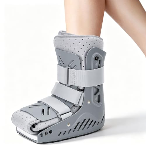 VeftBltrem Orthopedic Walking Boot Left Foot – Fracture Boot Boot with Dual Airbags, Ankle Support Boot Medical Boot for Foot Injury, Air Walker Boot for Walking Ankle Boots