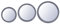levandeo Spiegel 2er Set 25cm 30cm Rund Holz Grau gewischt Betonoptik Wandspiegel Deko