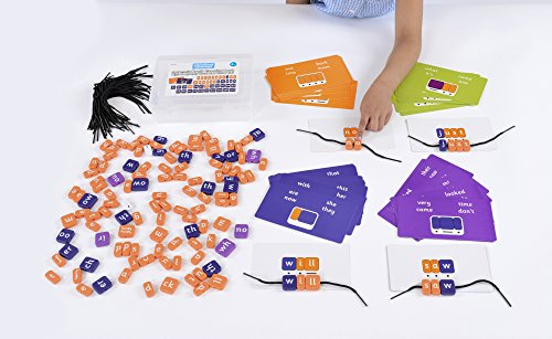 Educational Advantage Phonics Lacing Beads Game - High Frequency Words - Teach Phonics and Word Recognition - Age 4+