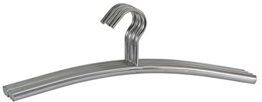 Ribelli Kleiderbügel Edelstahl 4er Set Bügel Halter Kleiderbügel Garderobenbügel