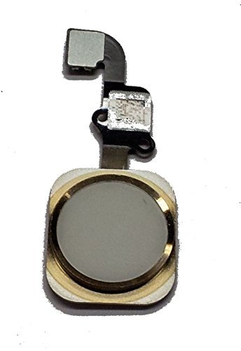 Sintech Home Button kompatibel für iPhone 6 Gold mit Flex und ID Fingersensor Touch