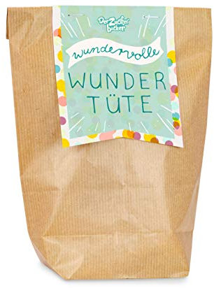 Wundervolle Wundertüte, mit einem bunten Süßigkeiten-Mix aus der Kindheit, 170 Gramm, verpackt in toller Geschenktüte, tolle Überraschung
