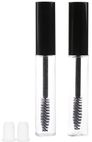 Gazechimp 2-teiliges Fläschchen Set - 7ML Mascara Tube Wimperntusche Leere Behälter Flasche mit Wimpernbürste für Wimpernverlängerung Leere Mascara Flasche Wimperntusche Behälter Leer Rohr