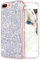 OKZone Cover iPhone 8 Plus,Custodia iPhone 7 Plus Custodia Lucciante con Brillantini Glitters Ultra Sottile Designer Case Cover per Apple iPhone 7 Plus/iPhone 8 Plus 5.5 Pollici (Argento)
