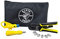 Klein Tools VDV026-212 Kit de instalación coaxial con herramienta de crimpado, cortador de cables, pelacables y conectores F con bolsa de almacenamiento