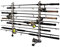 Rush Creek Creations Uni-Erwachsene Storage Rack 11 Angelruten-Aufbewahrungsregal und Wand-oder Deckenrutenhalter, Scheunenholz, Einheitsgröße