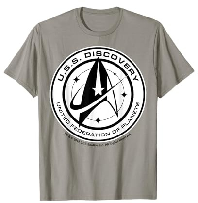 Star Trek Discovery U.S.S. Discovery Badge Graphic T-Shirt T-Shirt