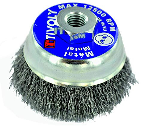 Tivoly XT202520134 Brosse Coupe Acier Ondulé Technic Ø80Mm -M14