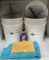 AUTO RAE-CHEM GRIT SHIELD & HEAVY DUTY 20L BUCKET WHITE - For 2 Bucket Car Wash Method + With SnowFoam/Shampoo + Wash Mit & X-Large Towel