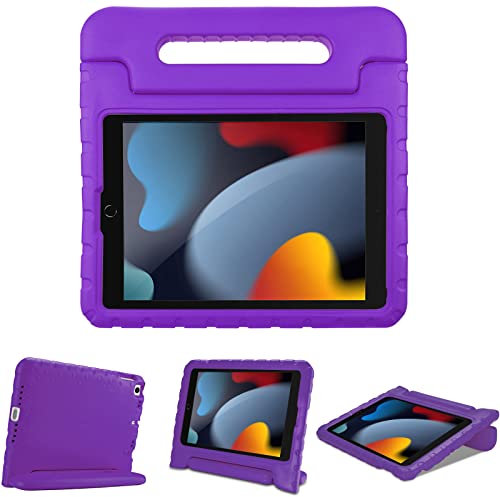 ProCase Kids Case for iPad 10.2 Inch 2021 2020 2019 (7th 8th 9th Generation) / iPad Pro 10.5/ iPad Air 3, Super Shockproof Cover Lightweight Protective Case -Purple