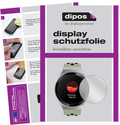 dipos I 2X Pellicola Protettiva Compatibile con Huawei Watch GT 2e Pellicola di Protezione Cristallo